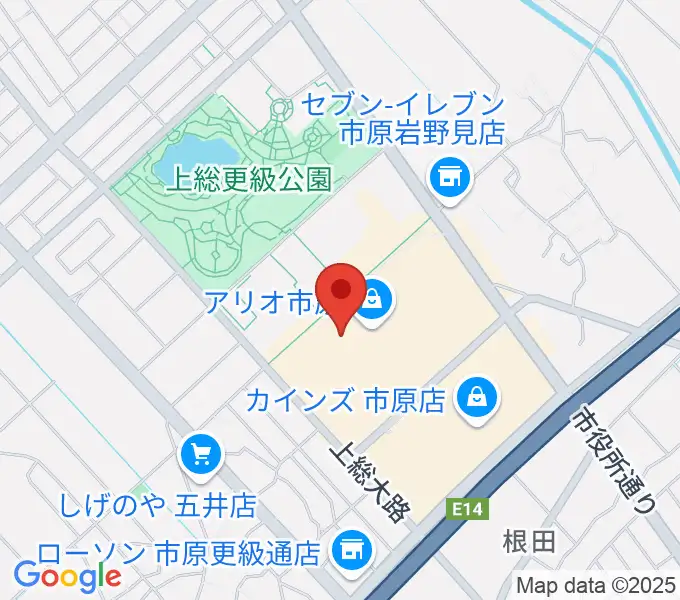 TOHOシネマズ市原の地図