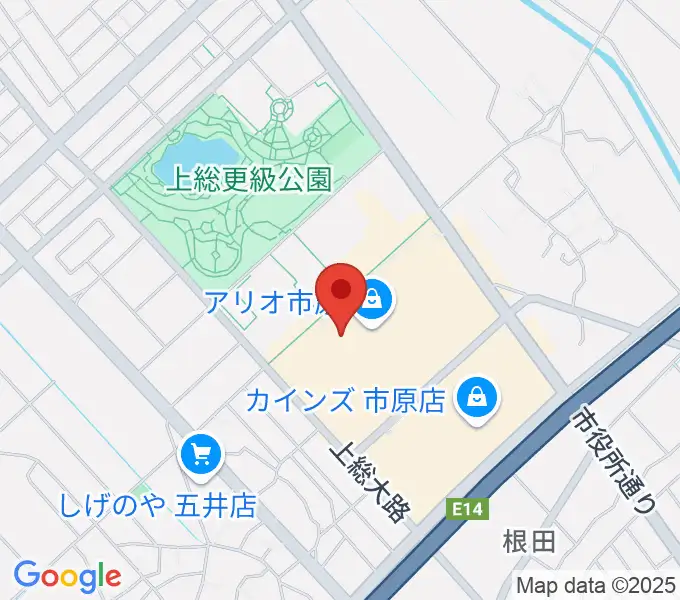 TOHOシネマズ市原の地図