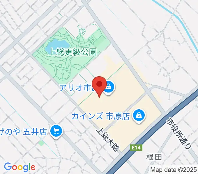 TOHOシネマズ市原の地図