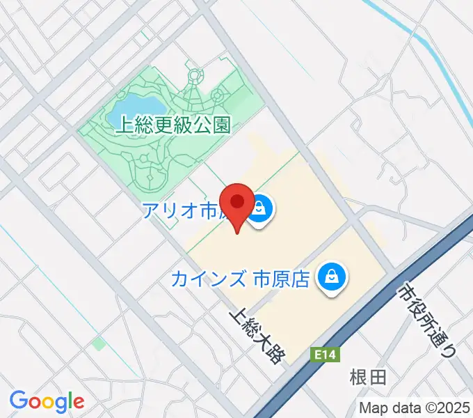 TOHOシネマズ市原の地図