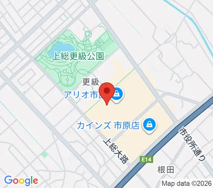 TOHOシネマズ市原の地図