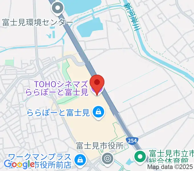 TOHOシネマズららぽーと富士見の地図