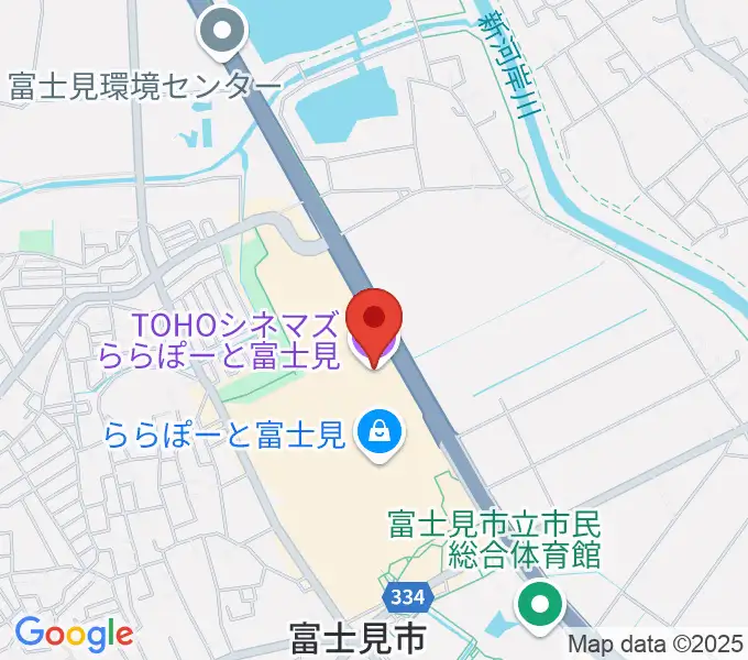 TOHOシネマズららぽーと富士見の地図