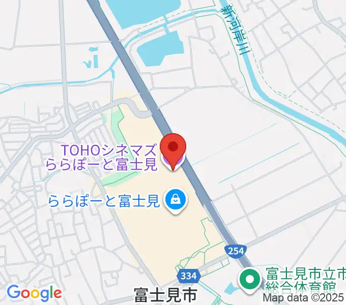 TOHOシネマズららぽーと富士見の地図