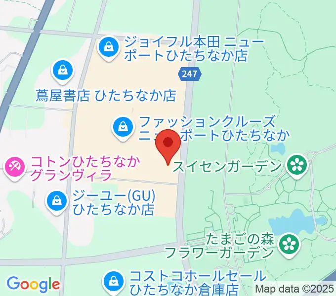 TOHOシネマズひたちなかの地図