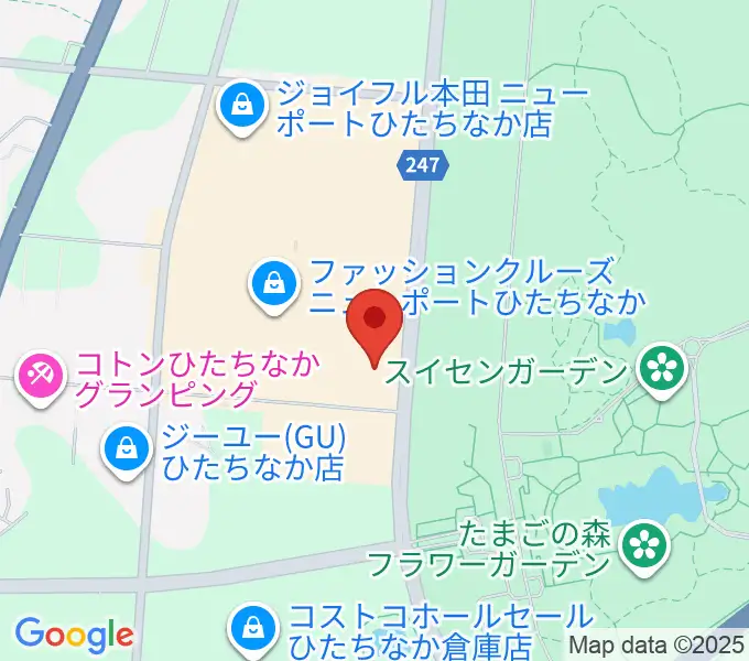 TOHOシネマズひたちなかの地図