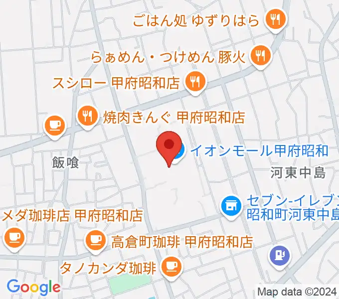 TOHOシネマズ甲府の地図