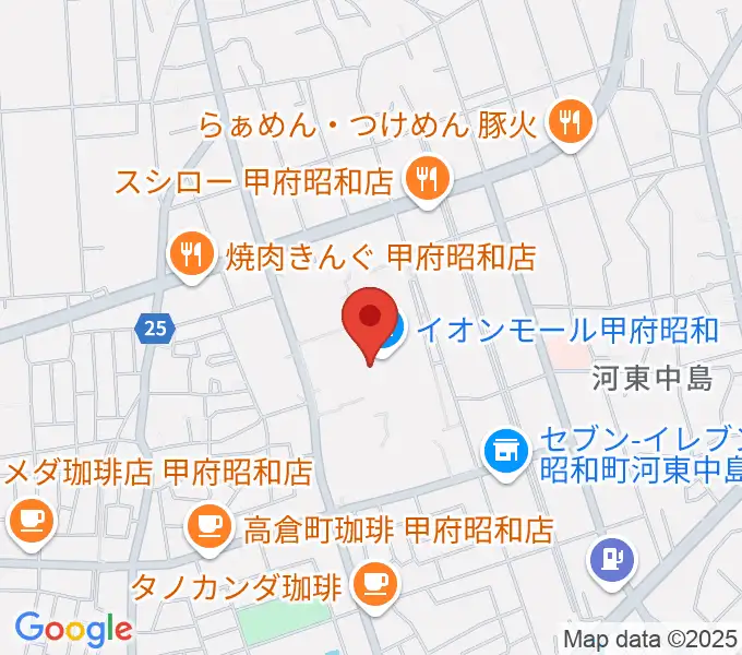 TOHOシネマズ甲府の地図