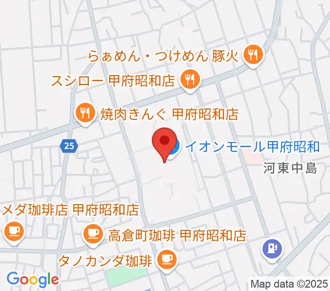 TOHOシネマズ甲府の地図