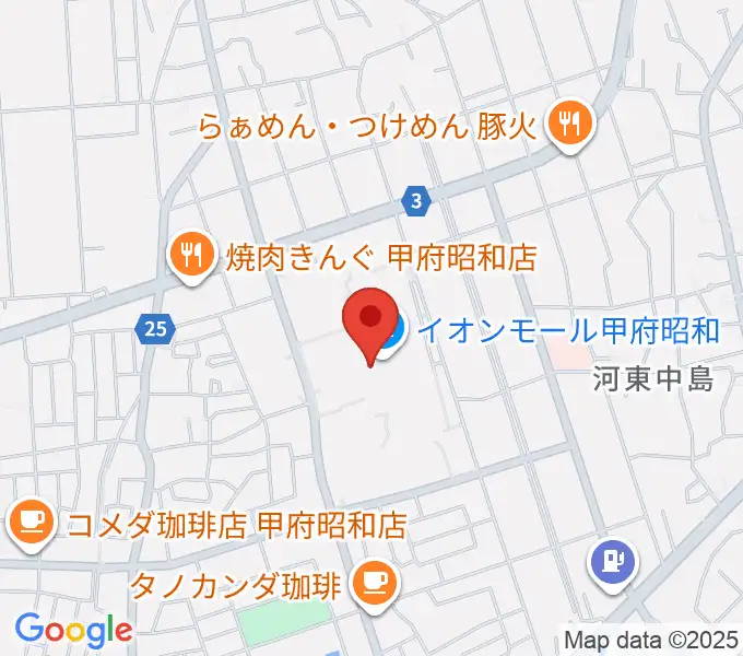 TOHOシネマズ甲府の地図