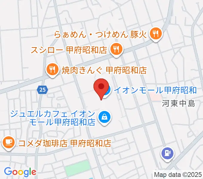 TOHOシネマズ甲府の地図