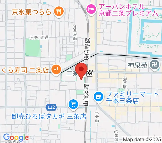 TOHOシネマズ二条の地図