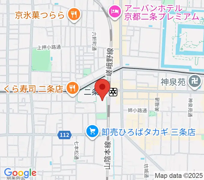 TOHOシネマズ二条の地図