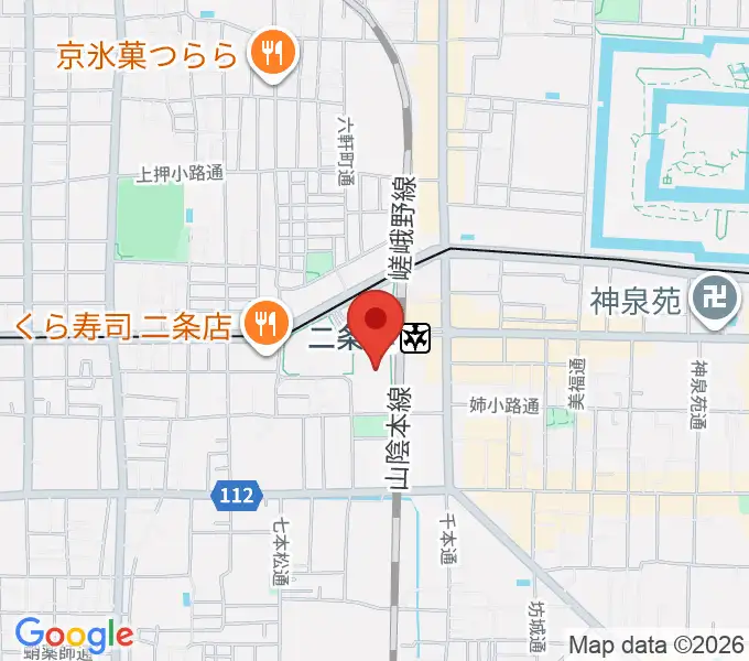 TOHOシネマズ二条の地図