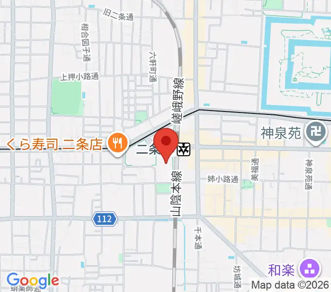 TOHOシネマズ二条の地図