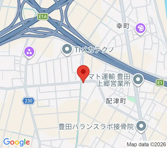 VoxBoxStudioの地図