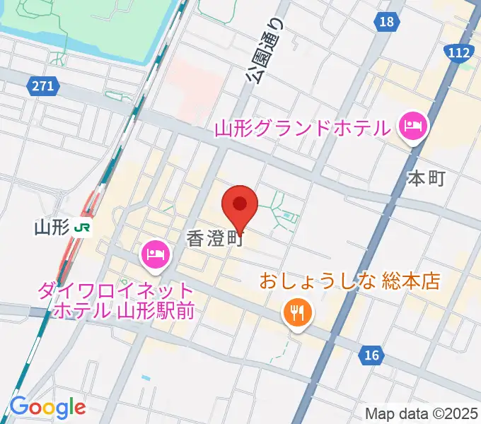 フォーラム山形の地図