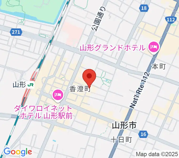 フォーラム山形の地図