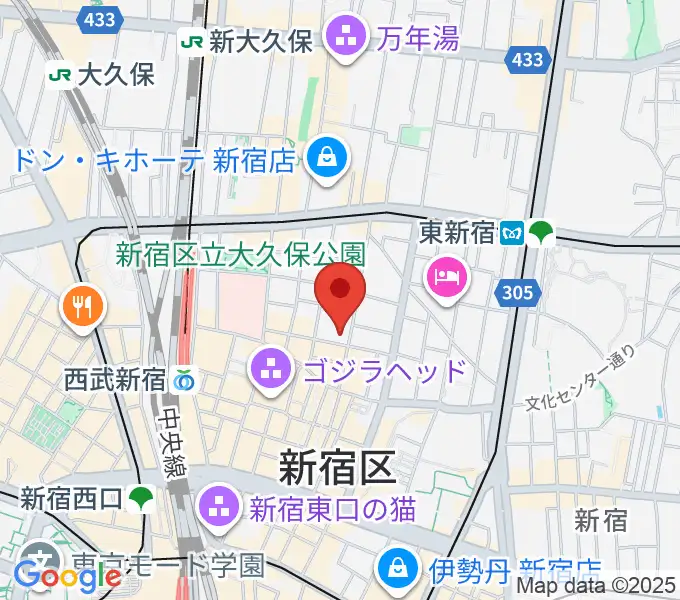 新宿FATEの地図