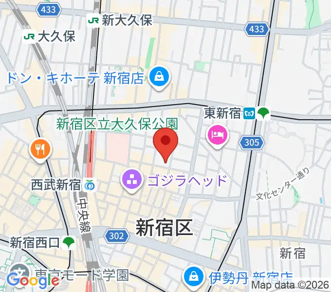 新宿FATEの地図