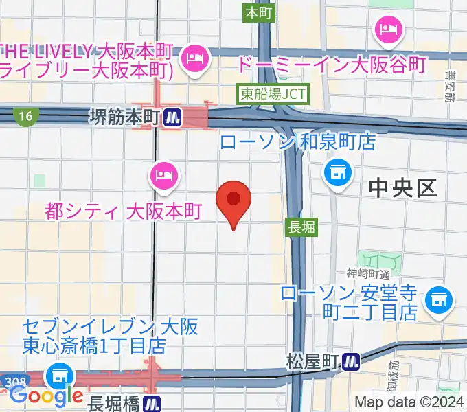 アルケミースタジオの地図