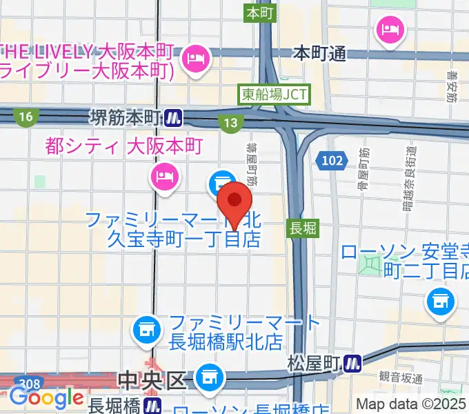 アルケミースタジオの地図