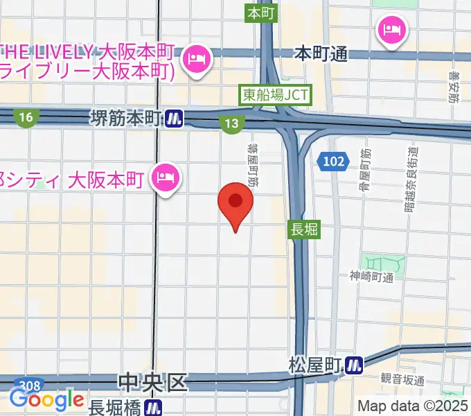 アルケミースタジオの地図