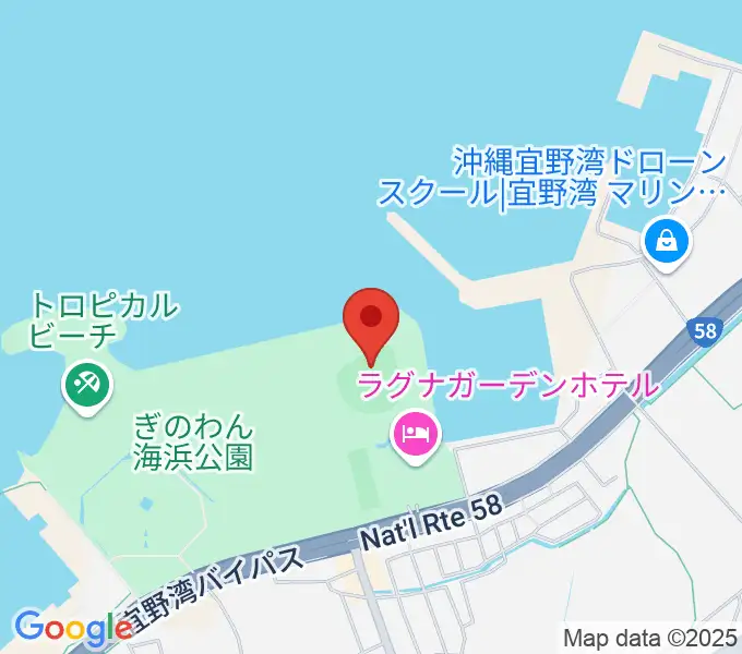 ユニオンですからスタジアム宜野湾の地図