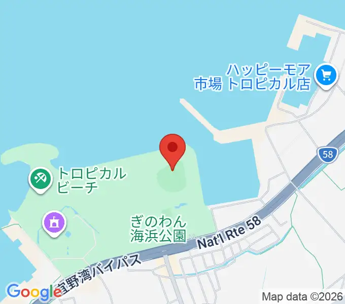 ユニオンですからスタジアム宜野湾の地図