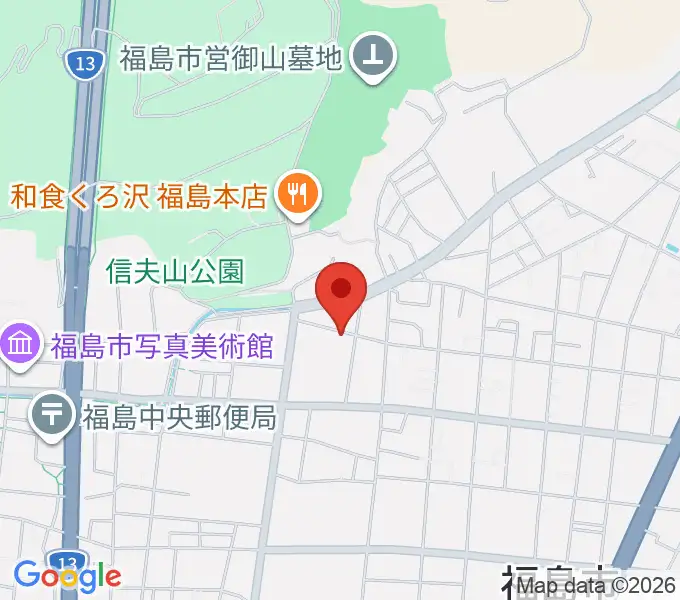 NCVふくしまアリーナの地図