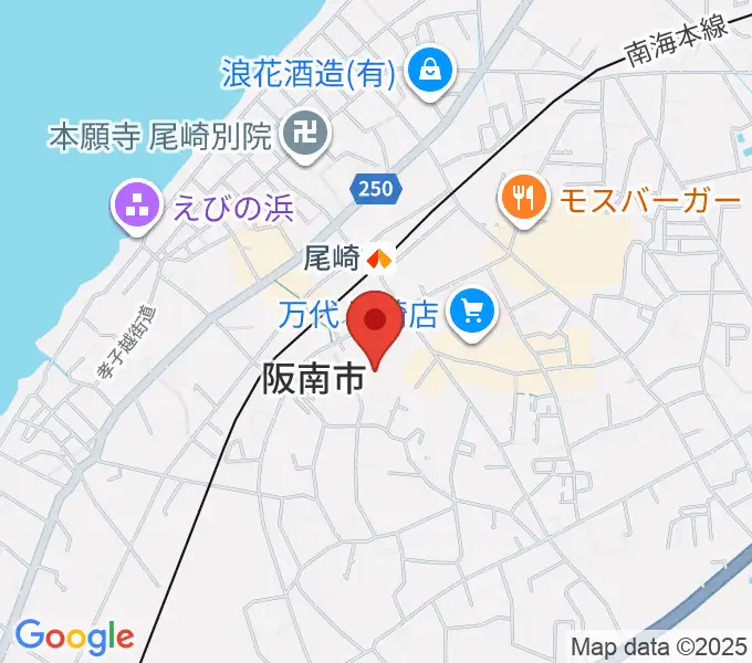 阪南市立文化センター サラダホールの地図