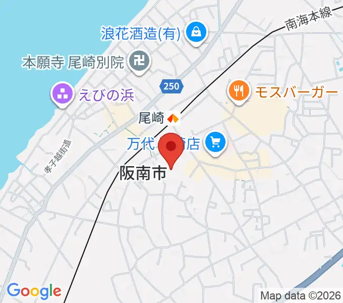 阪南市立文化センター サラダホールの地図