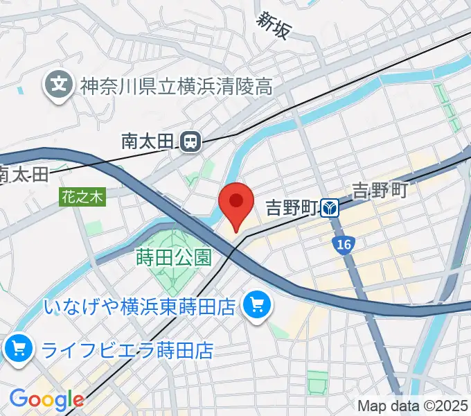 吉野町市民プラザの地図