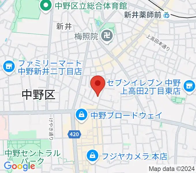 ナカノピグノウズの地図