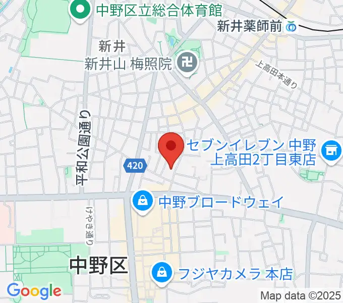 ナカノピグノウズの地図