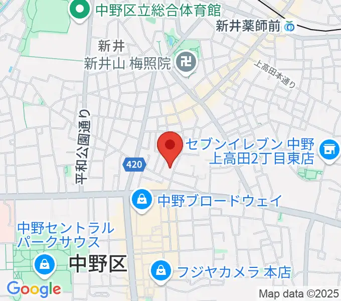 ナカノピグノウズの地図