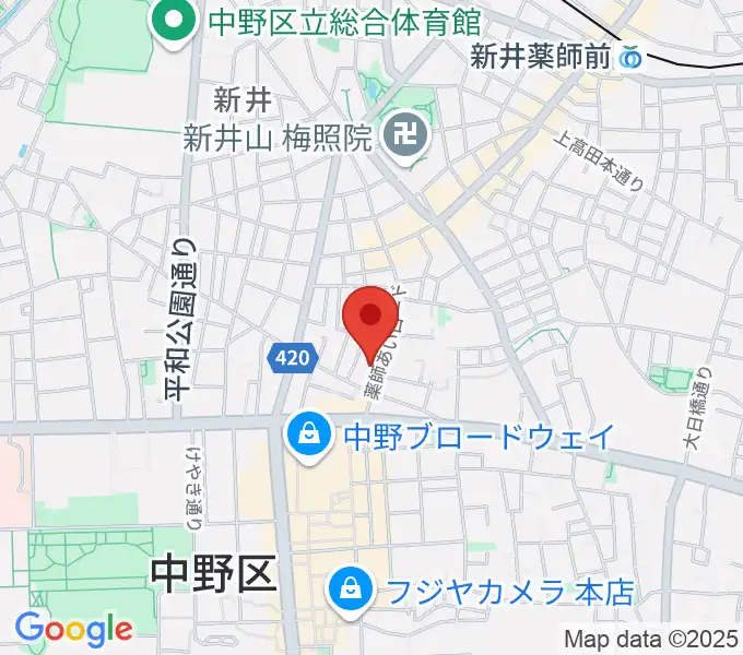 ナカノピグノウズの地図