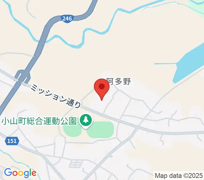 小山町総合文化会館の地図