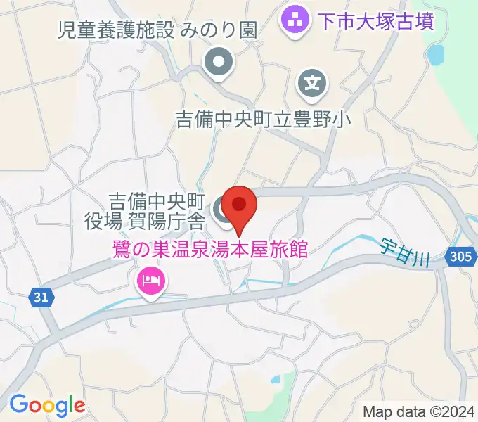 ロマン高原かよう総合会館の地図