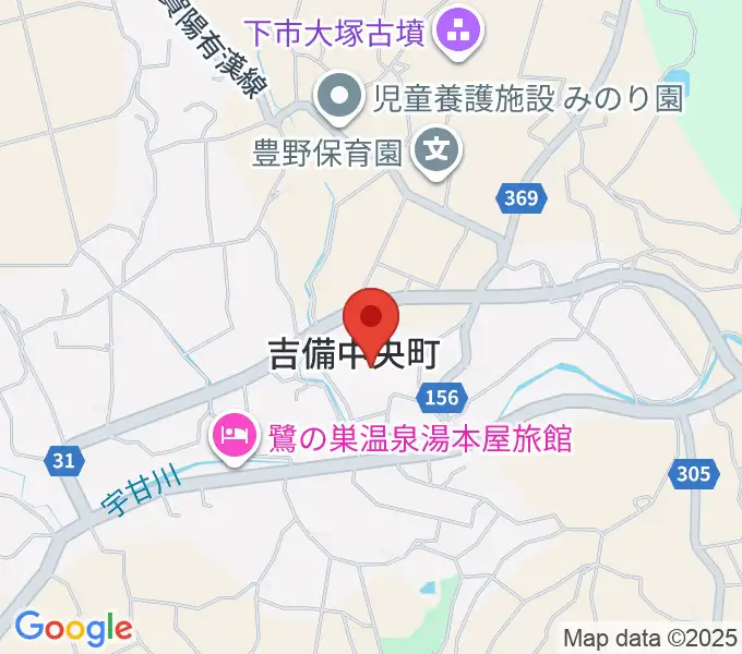 ロマン高原かよう総合会館の地図