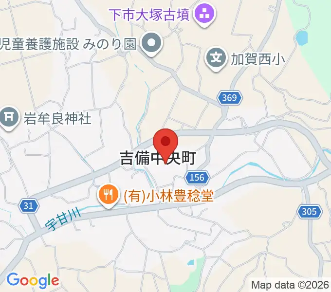 ロマン高原かよう総合会館の地図