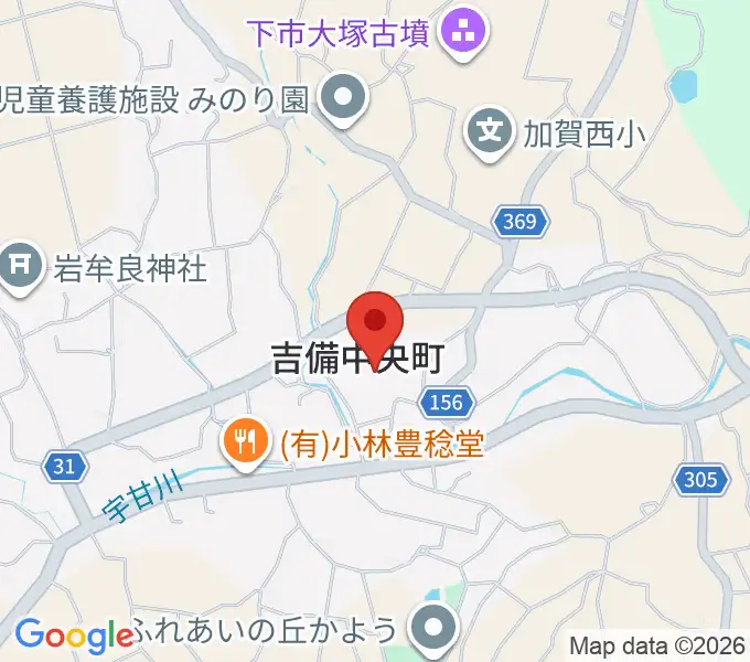 ロマン高原かよう総合会館の地図