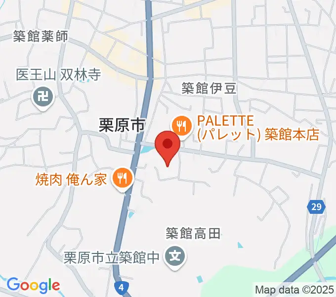 栗原文化会館（アポロプラザ）の地図