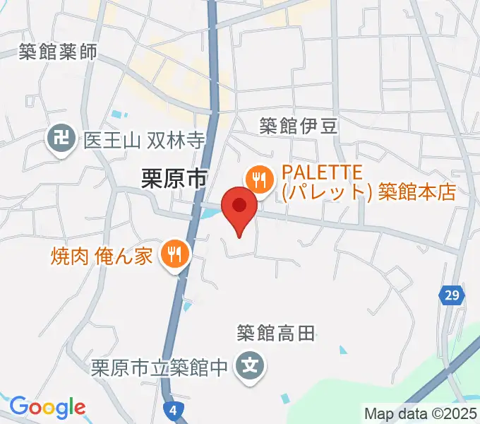 栗原文化会館（アポロプラザ）の地図