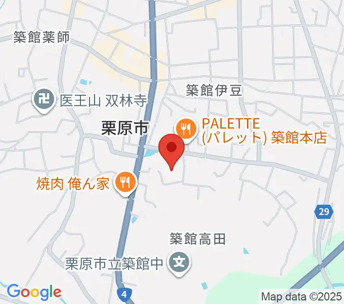 栗原文化会館（アポロプラザ）の地図