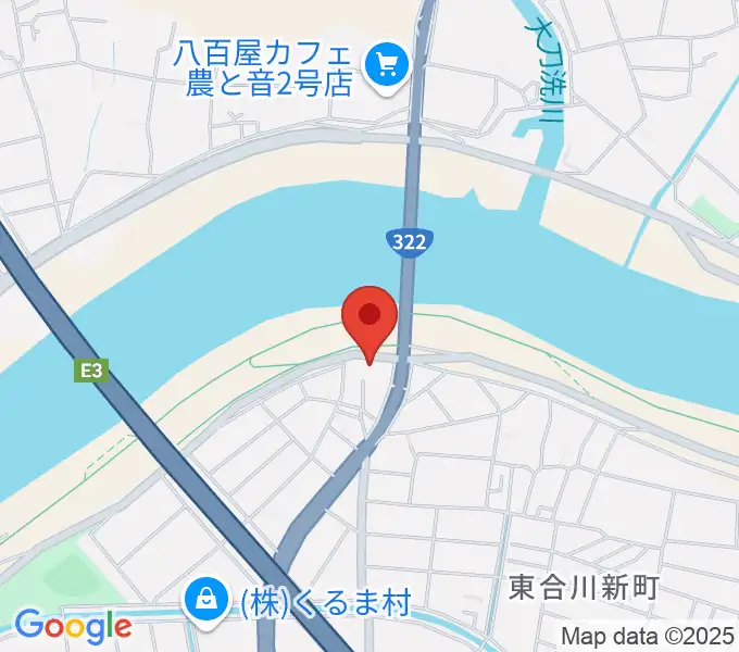 久留米ウエストポイントの地図