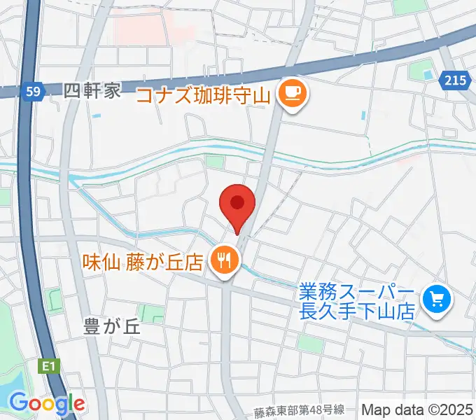 藤が丘ムーンストーンの地図