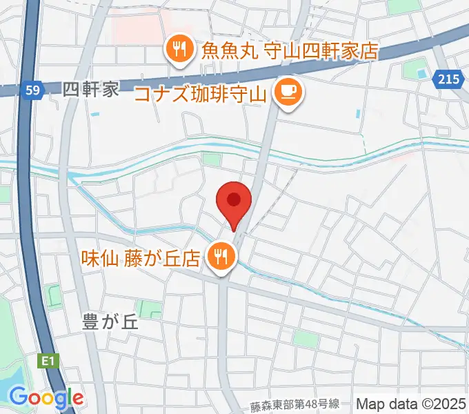 藤が丘ムーンストーンの地図