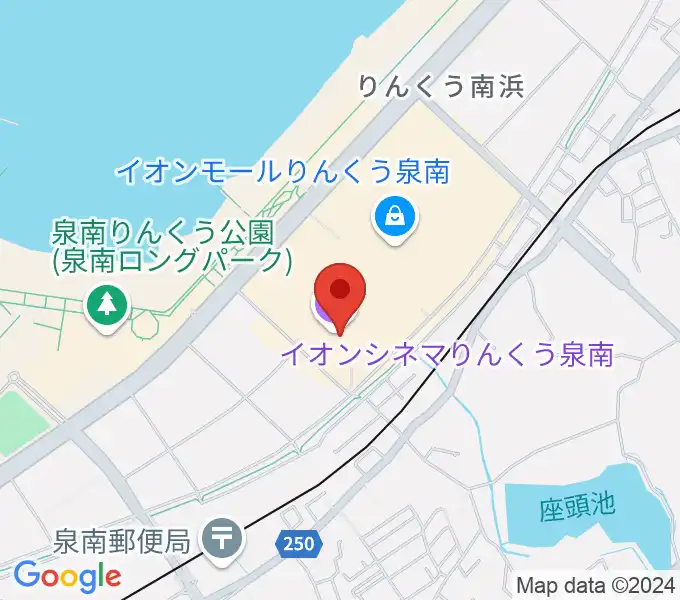 イオンシネマりんくう泉南の地図