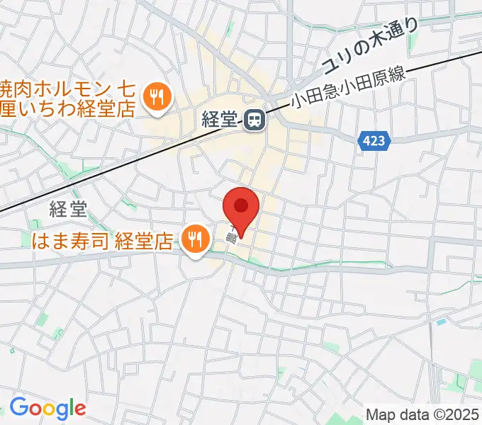 経堂LOVE, PEACE & SOULの地図